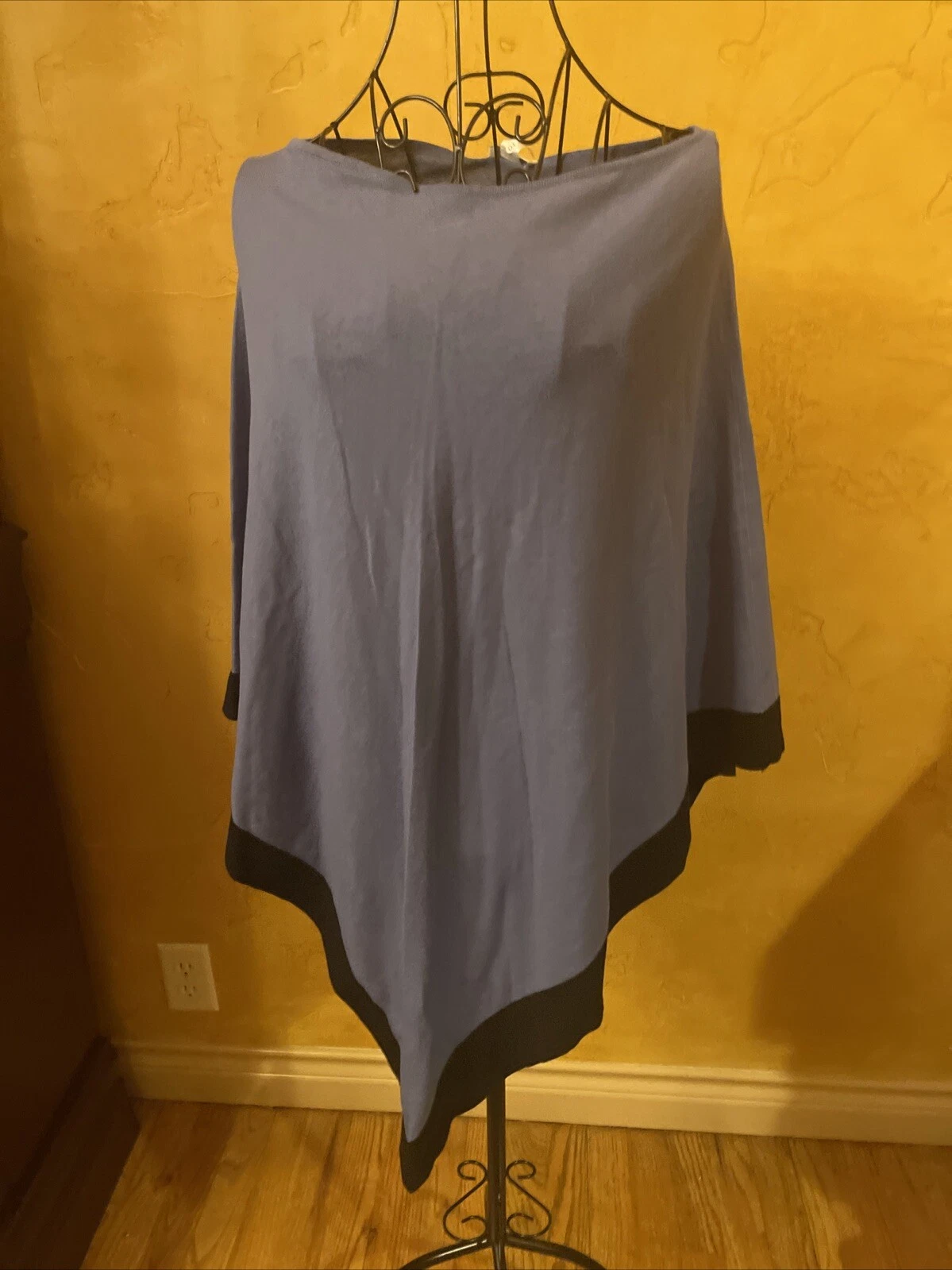 NWT J Jill Poncho Sweater Blue One Size