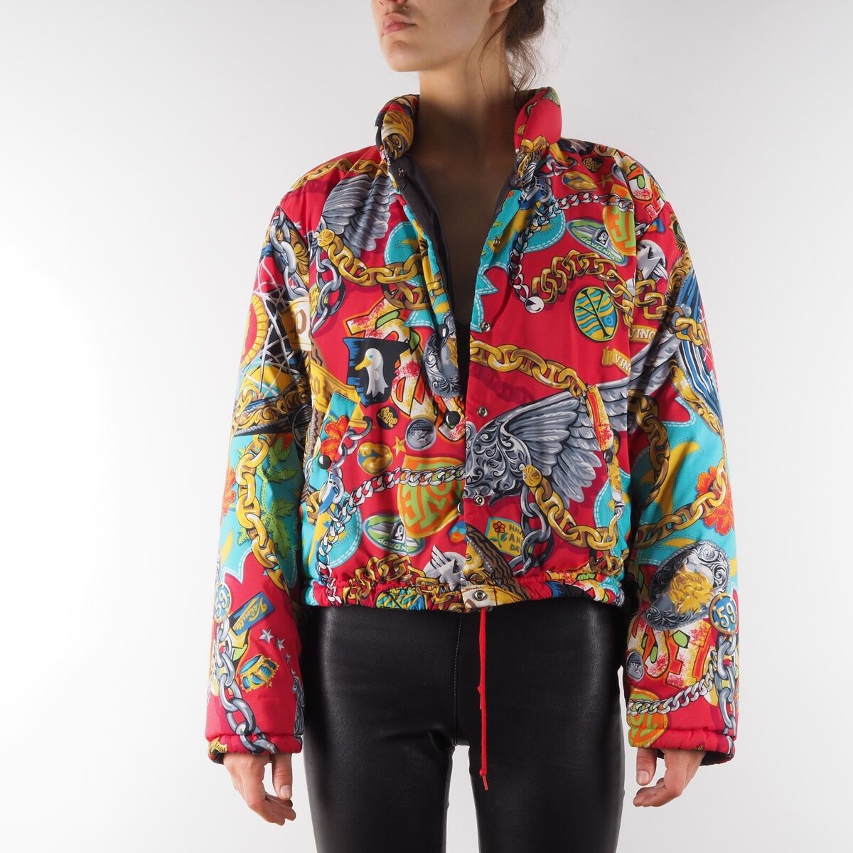 KENZO Jungle Vintage France Women's Crazy Print Jacket L KENZO Jungle Vintage France Women's Crazy Print Jacket L