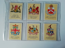 United Tobacco Co. South African Coats of Arms Full Set in Plastic Sleeves. 1931