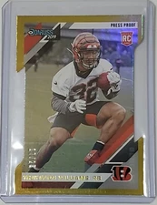 2019 Donruss Gold Press Proof Trayveon Williams SSP #'d 17/25