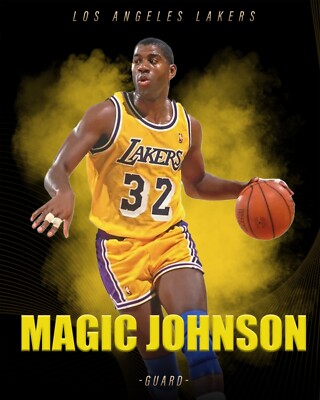 Magic Johnson 8x10 Quality Photo Los Angeles Lakers Fan/Man cave
