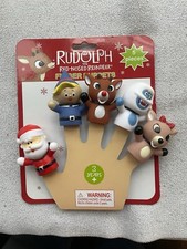 Rudolph the Red Nosed Reindeer Finger Puppets 5 Piece Set New 2018
