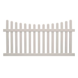 Tan Water Resistant Ellington 3 Ft H X 8 Ft W Vinyl Picket Fence Panel Kit Ebay
