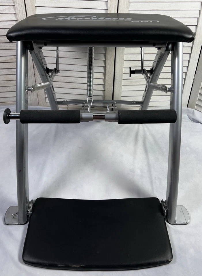Malibu Pilates Pro Fitness Chair Yoga Excercise Stepper Foldable, needs Spring - Image 2 of 4