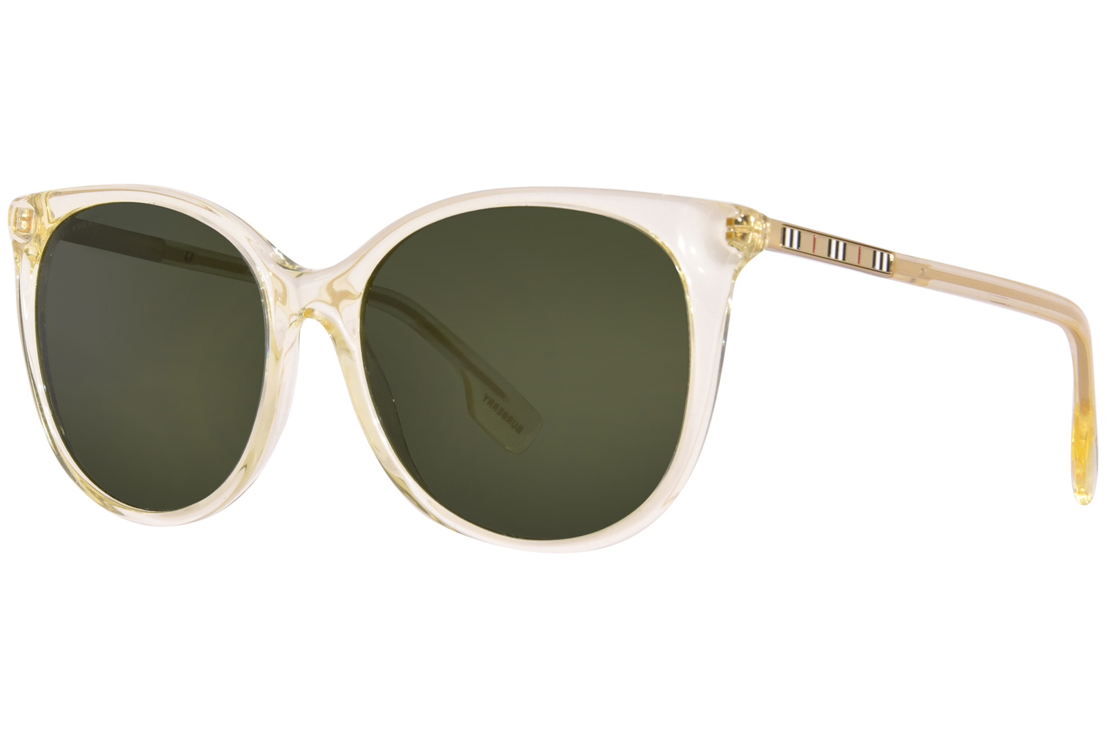 Burberry Alice BE4333 385271 Sunglasses Womens YellowGreen Cat Eye 55-mm 23890₽