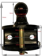 Zweifach Anhängerkupplung bis 1.500 kg Gesamtgewicht