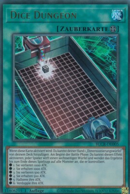 Dice Dungeon BLCR-DE005 Ultra Rare Battles of Legend: Crystal Revenge Yugioh