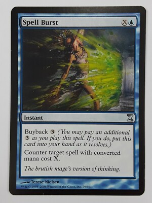 Spell Burst Time Spiral Magic The Gathering Mtg x1 | eBay Spell Burst Time Spiral Magic The Gathering Mtg x1 | eBay