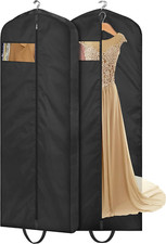 65" Long Garment Bags for Travel Dress Bags Wedding Dress Cover
