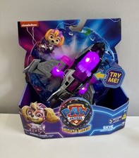 PAW Patrol The Mighty Movie, Mighty Pups Jet w/ Lights, Sounds  Skye Figure Toy