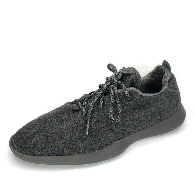 SAOLA Scarpe da corsa ALL BIRDS da uomo taglia 13 lana merino grigio antracite