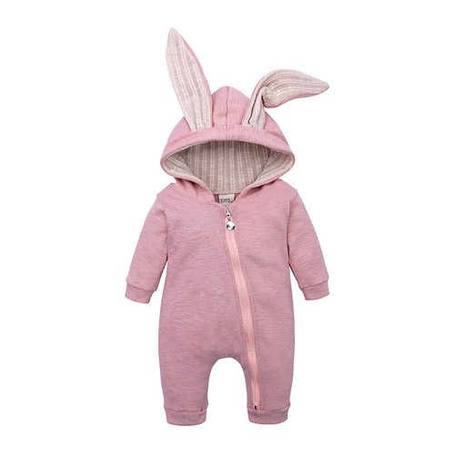 Kids Baby Boy Warm Infant Romper Jumpsuit Bodysuit Hooded Clothes Outfit - Afbeelding 10 van 25