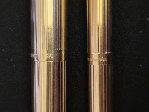 VINTAGE SHEAFFER 12K GOLD PLATED FOUNTAIN PEN (14K NIB) & PENCIL - POST FREE! - Picture 21 of 21