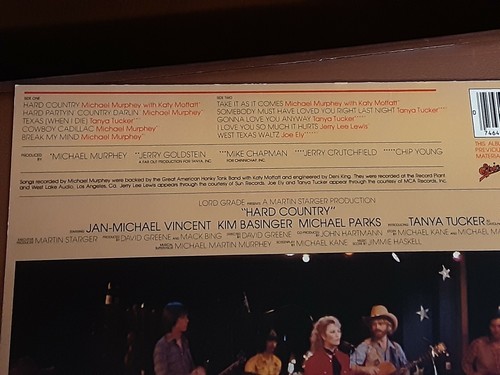 Hard Country (Soundtrack) Tanya Tucker, Michael Murphey, Joe Ely (Kim Basinger) - Picture 2 of 2