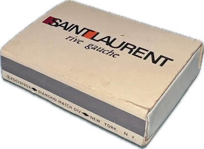 Vintage Saint Laurent Rive Gauche Matchbook   New York, NY