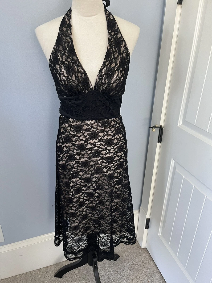 White house black cheap market black lace dress