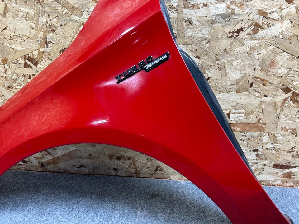 MERCEDES CLA45 AMG C117 14-19 OEM FRONT LEFT SIDE LH FENDER SHELL PANEL RED 129K - Image 3 of 4
