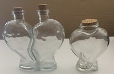 Glass Hearts Holds Sand Or Sea Glass 