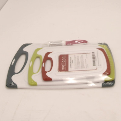 Mellanni Kitchen Collection 3 Piece Cutting Board Set