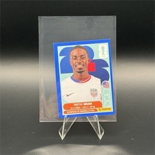 Panini FIFA World Cup 2026 Timothy Weah USA 12 Sticker USA BLUE color match