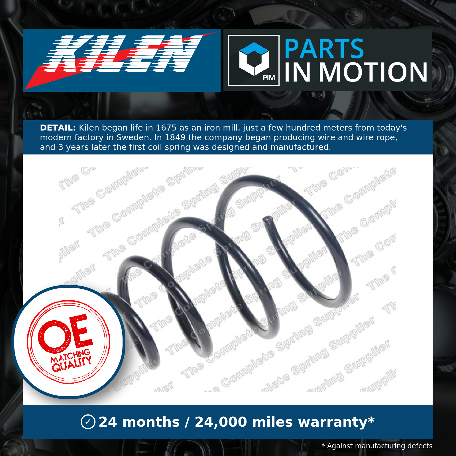 Suspension spring Front Axle Coil spring with constant wire diameter 4069700 - Image 3
