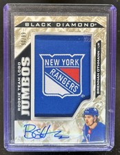 2024 Black Diamond Brennan Othmann Auto Rookie Team Logo Jumbos Patch Full 1 /99
