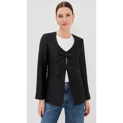 NWT ALIGNE Beau Tie Up Top In Black Women s Size US 18 / UK 22