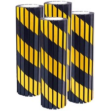Garage Wall Protector Foam Guards - Reflective Edge - 4 Pack