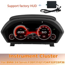 Digital LCD Instrument Gauge Cluster for BMW 3/4 Series BMW F30 F31 F32 With HUD