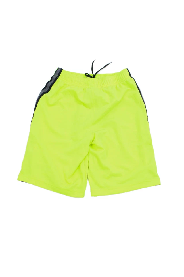 Shorts esportivo Nike masculino com cordão elástico cintura verde neon tamanho M - Imagem 2 de 4