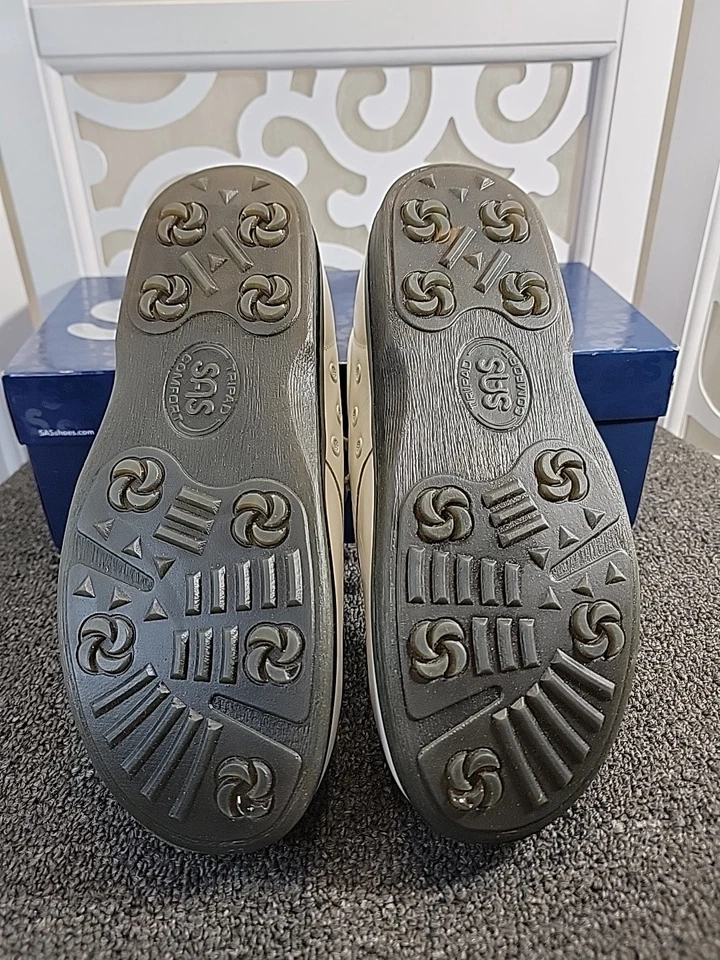 Zapatillas de cuero SAS Time Out blancas Foto 4 de 4