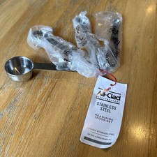 All-Clad Stainless Steel Measuring Spoon Set 4-Piece. NEW!