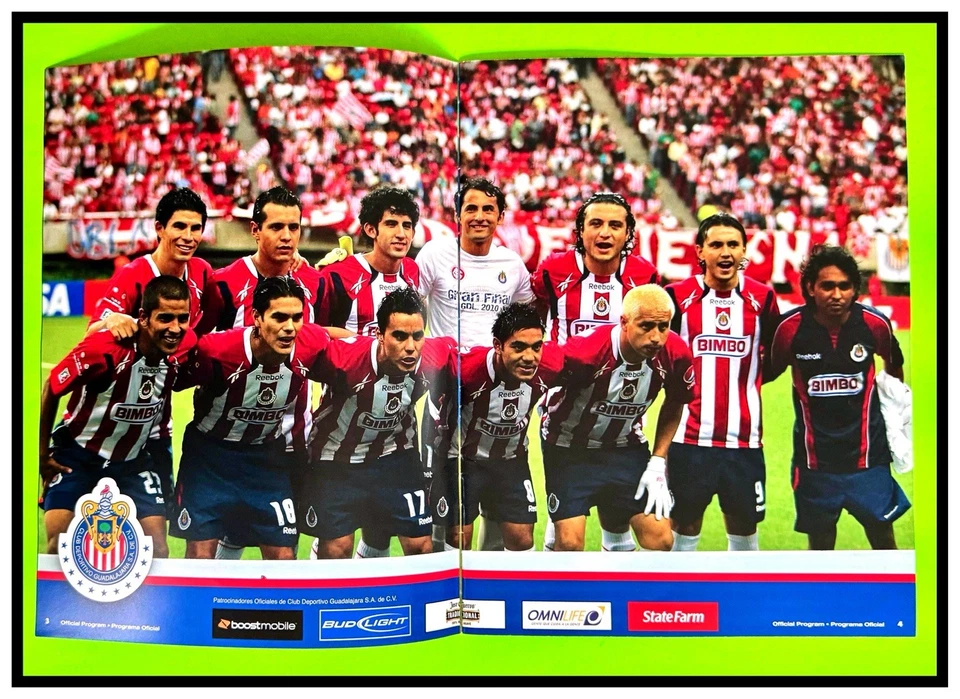 2010 MLS  CD GUADALAJARA vs SEATTLE SOUNDERS  FRIENDLY MATCH  PROGRAM & TICKET - Image 3 of 4