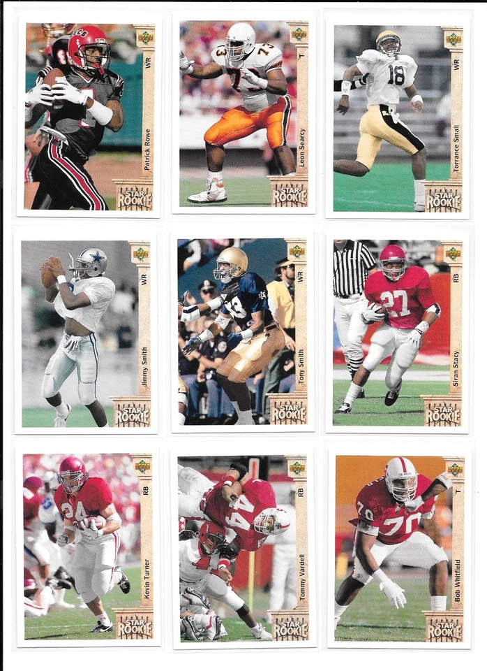 1992 Upper Deck Football Trading Cards / You Choose #s 1-200 / mb53 - Image 3 of 4