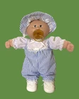 1984 CABBAGE PATCH KID PREEMIE Boy Doll by Coleco - Full Outfit & Papers