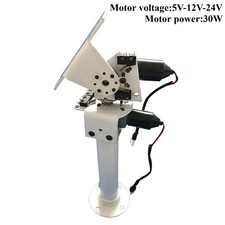 Robot monitoraggio e monitoraggio solare inclinazione pan DC doppio asse alta capacità di carico fai da te