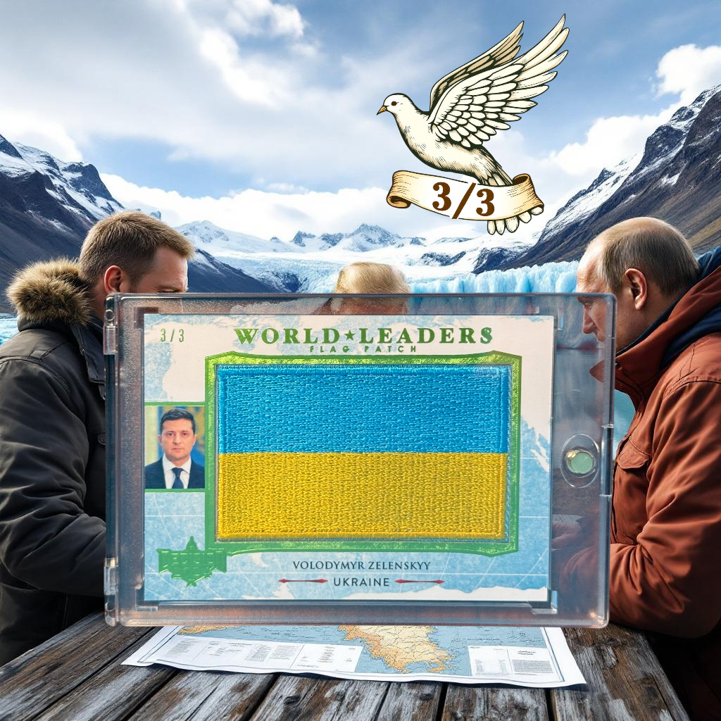 Carte à Collectionner PSA 10 Decision 2024 - Zelenskyy Ukraine Drapeau Patch Vert - Édition Limitée