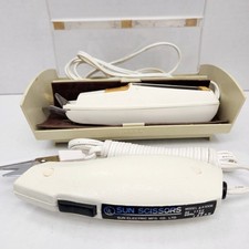 Vintage Lot Of Electric Fabric Scissors Sun A3006  Sears With case 344.2179