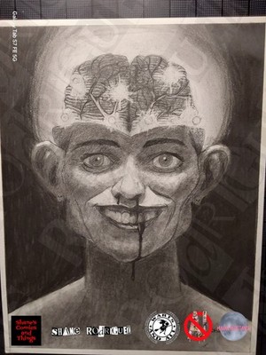 Original Art Inelegant/Imperfect Phase 2 Pencil Drawing Shane Rodriguez