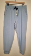 NWT Figs Brey Jogger Scrub Pants Mens Size M Medium Blue