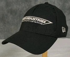 NEW ERA MARVEL 39THIRTY Stark Industries Cap Hat BLK Men Size M/L Iron Man Rare