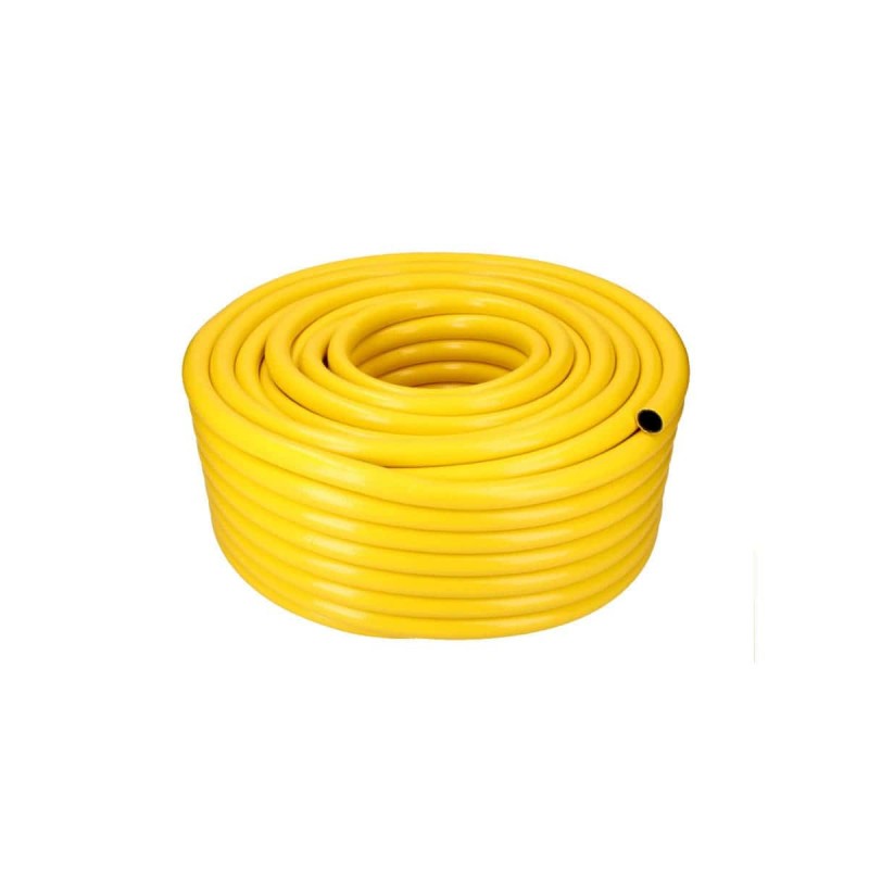 Tuyau agricole jaune de 25 mm pour irrigation et arrosage de jardin 50 m