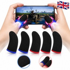 10x 5 Pairs Gaming Finger Sleeves Thumb Gloves PUBG COD Mobile UK
