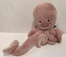 Jellycat London Little Odell Octopus Pink Plush Stuffed Animal