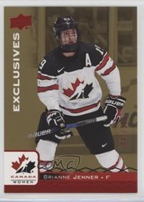 2017 Upper Deck Team Canada Juniors Exclusives Red 43/199 Brianne Jenner #25 d4e
