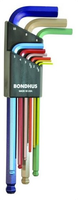 Bondhus Colourguard Innen6-Kant-Satz Kugelkopf 9-Teilig Metrisch 1,5-10Mm 69499