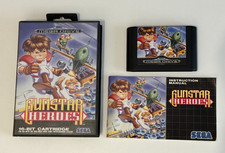 Gunstar Heroes Sega Mega Drive Game Boxed with Manual CIB