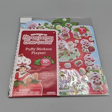 Strawberry Shortcake Puffy Stickers Playset Horizon Group USA 30 Repositionable
