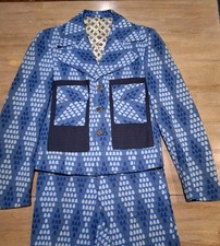 Vintage 1970s Mens Autocrat Two-Piece Leisure Suit