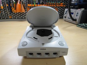 SEGA Dreamcast Console only, New Caps, Battery, Fuse Working GD Rom Very Clean!!